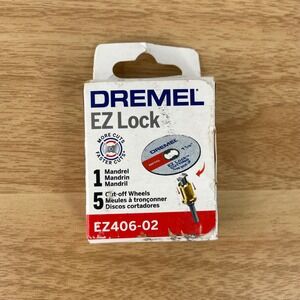 Dremel EZ Lock Mandrel and Cut off Wheels 5 Piece Accessory Kit EZ406 02